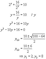 Jak eit rovnici se substituc, kter vede k rovnici kvadratick