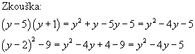 Rozklad na souin podle vzorce <em>a²–b²</em>