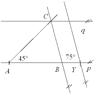 Jak sestrojit trojhelnk, znme-li vku a dva hly 2 – krok 6.