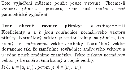 Analytick geometrie – pmka – ukzka