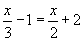 příklad na lineární rovnice