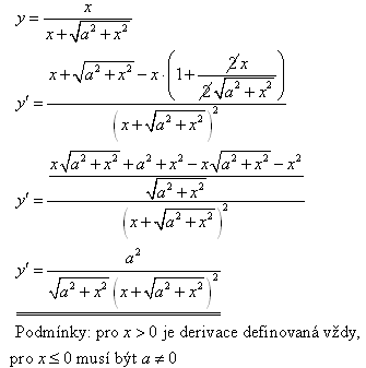 pklad na derivace