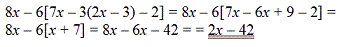 pklad na Algebraick pravy s roznsobenm