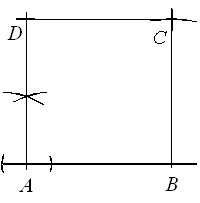 Jak sestrojit čtverec, známe-li délku jeho strany – krok 5.