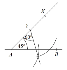 Jak sestrojit trojúhelník, známe-li stranu, úhel k ní přilehlý a úhel protilehlý – krok 5.